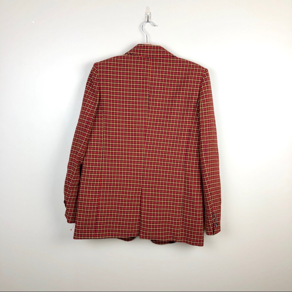 Zara Blazer Checkered Design - image 4